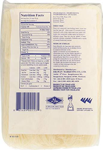 ERAWAN Vermicelli Rice Noodles, 16 OZ - Mighty Depot