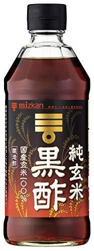 mizkan Pure Brown Rice Black Vinegar (Domestic Brown Rice 100%) 500ml - Mighty Depot