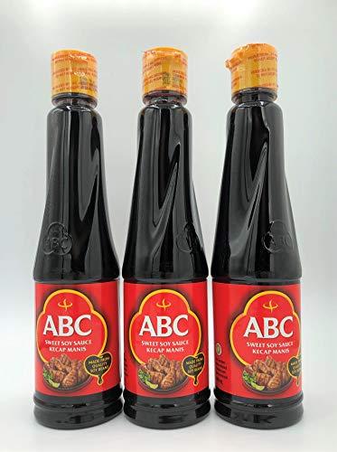 ABC Sweet Soy Sauce Kecap Manis, 20.2 Ounce (Pack of 3) - Mighty Depot