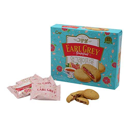 Cheongwoo, Grand-Shell Cookie Earl Grey Grapefruit, 9.38 Ounce - Mighty Depot
