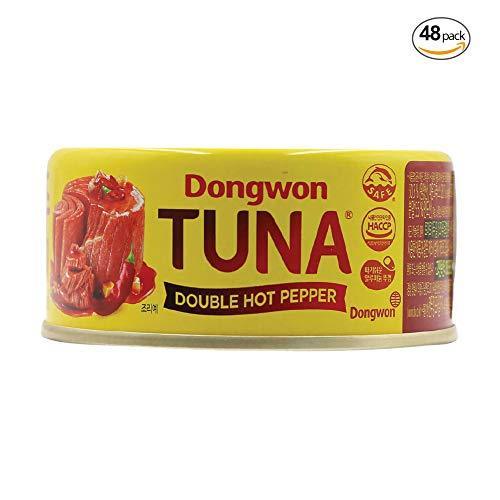 Dongwon, Tuna Chunk Or Flake Styles In Double Hot Pepper, 5.29 Ounce - Mighty Depot