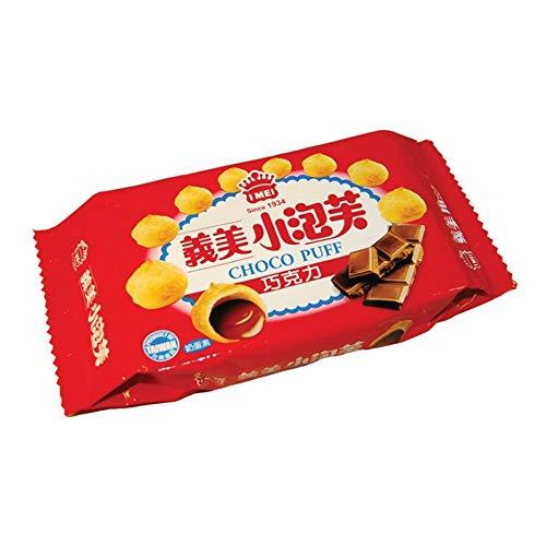 I-MEI PUFF flavor Taiwan Snack 義美小泡芙 (57g) (Choco) - Mighty Depot