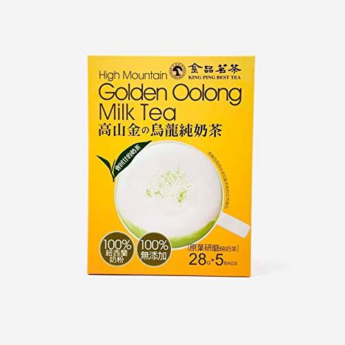 King Ping Best Tea High Mountain Golden Oolong Milk Tea - Box of 5 x 28g Bags - Mighty Depot