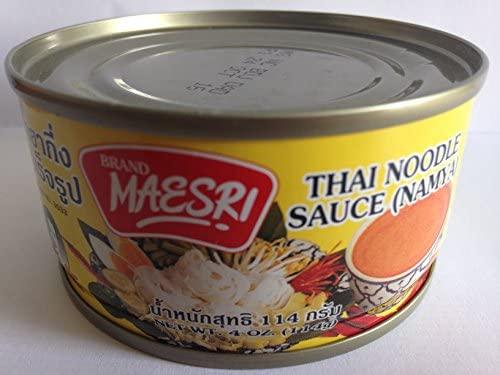Maesri Thai Namya Noodle Sauce 4 Oz. (Pack of 4) - Mighty Depot