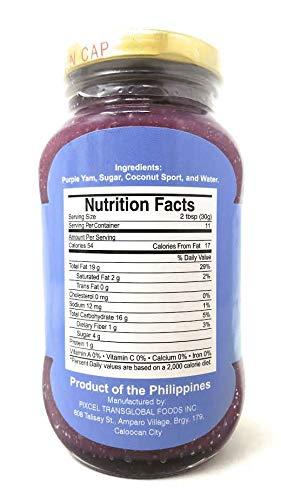 Lutong Bahay Ube Macapuno Purple Yam with Coconut Sport, 12 Ounces, 2 Jars - Mighty Depot