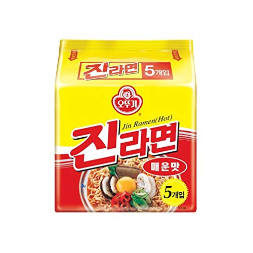 Ottogi Jin Ramen (오뚜기 진라면) (Mild, 20 Packs) - Mighty Depot