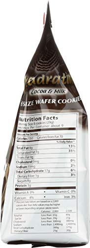 Loacker Quadrating Cocoa & Milk, 8.82 oz - Mighty Depot