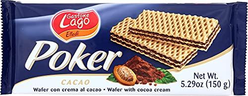 GASTONE LAGO: Cookie Cocoa Cream Wafer Poker, 5.29 oz - Mighty Depot