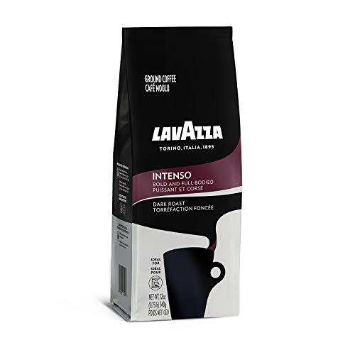 Lavazza Intenso Ground Coffee Blend, Dark Roast, 12-Ounce Bag - Mighty Depot
