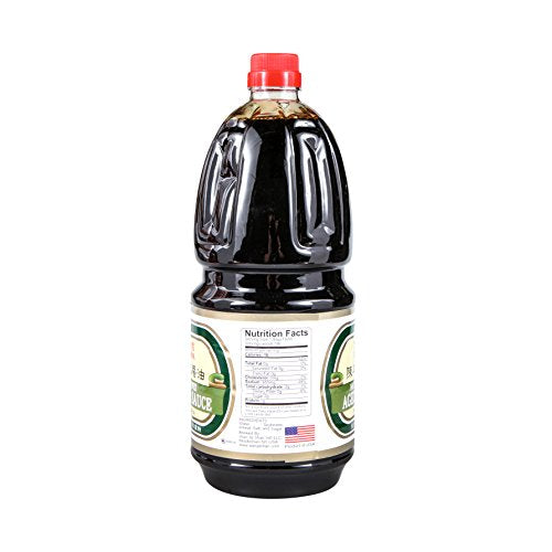 Wan Ja Shan Naturally Brewed Premium Aged soy sauce 33.8 fl oz 萬家香陳年甘露醬油 - Mighty Depot