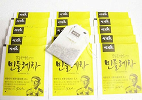 Organic Dandelion Tea 40 Tea Bags, Premium Korean Herb - Mighty Depot