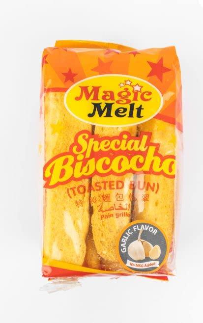 MAGIC MELT Garlic Special Biscocho - Best from the Philippines – Crunchy twice-baked and sugar-coated with butter and garlic - Mighty Depot