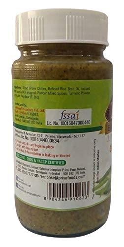 Priya Grn Chilli Wog Pkl 300g - Mighty Depot