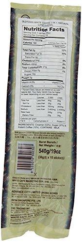 OLD TOWN 3 IN 1 Natural Cane Sugar White Coffee, 19 Ounce - Mighty Depot