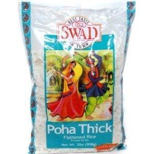 Poha THICK (Flattened Rice) - 2lb (Pack of 2) - Mighty Depot