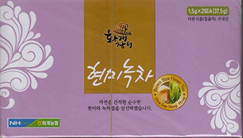 Brown Rice Green Tea - 1.5g X 25 Tea Bags - Mighty Depot