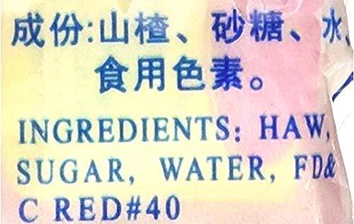 Haw Flakes, Chinese Sweets Made From the Fruit of the Chinese Hawthorn (Pack of 4) - Mighty Depot