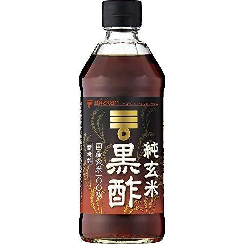 mizkan Pure Brown Rice Black Vinegar (Domestic Brown Rice 100%) 500ml - Mighty Depot