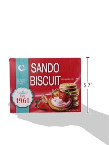 Crown Biscuit Sando Strawberry, 5.6 Ounce - Mighty Depot