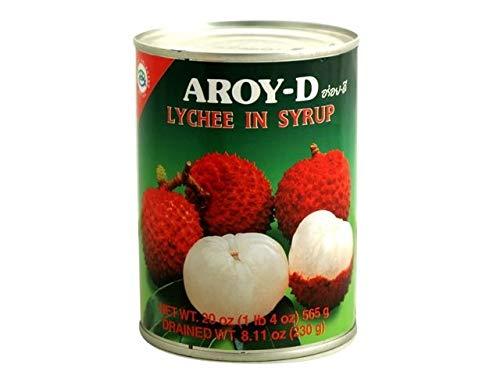 Aroy D Variety Pack (Lychee, Longan, Jackfruit, Toddy Palm) - 1 Can of Each - Mighty Depot