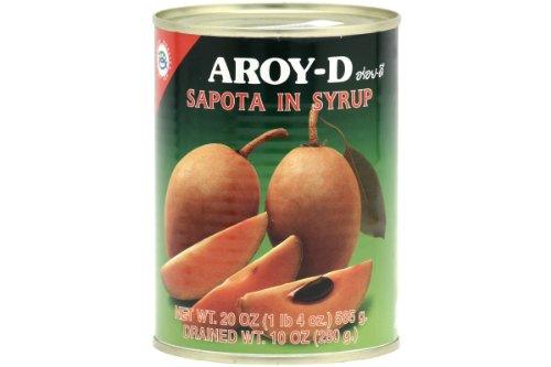 Aroy-D Fruits in Syrup (Sapota)- 20oz (3 packs) - Mighty Depot