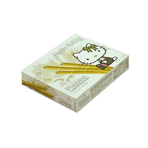 Poppipe Hello Kitty - Vanilla Milk Flavored Creme Filling Wafer Stick Cookie Snack - Mighty Depot