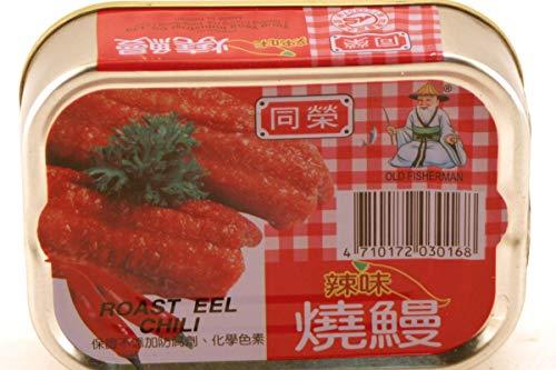 Taiwan Canned Seafood Roast Eel Chili 同荣辣味烧鳗鱼 3.5oz - Total of 3 packs - Mighty Depot