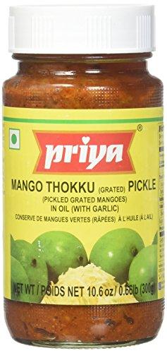 Priya Thokku (Shredded) Mango Pickle with Garlic - Mighty Depot