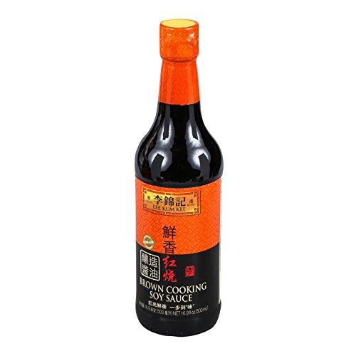 Lee Kum Kee Brown Cooking Soy Sauce - 16.9fl oz - Mighty Depot