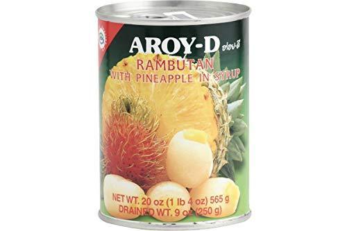 Fruits in Syrup (Rambutan with Pineapple) - 20oz (Pack of 6) - Mighty Depot