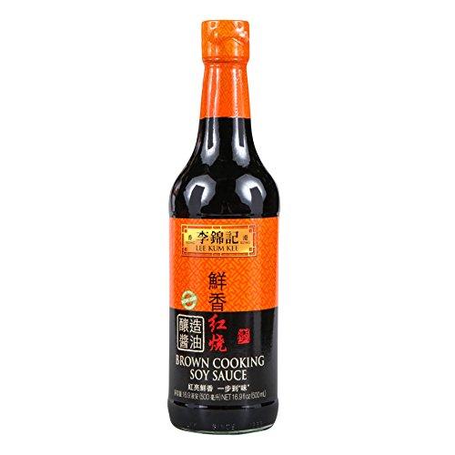 Lee Kum Kee Brown Cooking Soy Sauce - 16.9fl oz - Mighty Depot