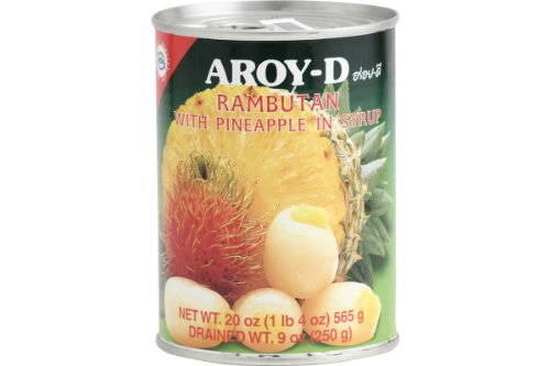Fruits in Syrup (Rambutan with Pineapple) - 20oz (Pack of 1) - Mighty Depot