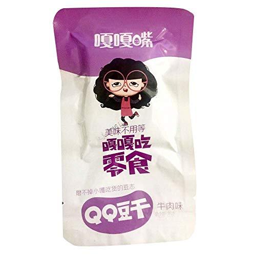 GAGAZUI QQ Tofu Beancurd snacks, 20 Sachets / 500g (Spicy Flavor) - Mighty Depot