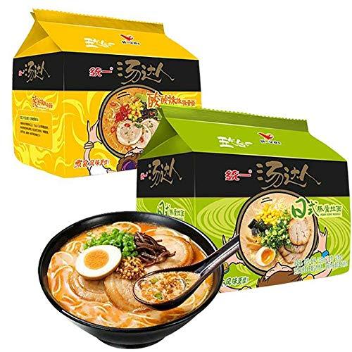 2包入统一汤达人五合一两大包共10小袋速食汤面泡面四口味任选 - Mighty Depot