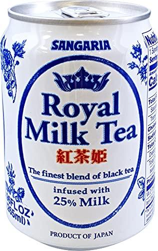 SANGARIA Royal Milk Tea, 8.96 Fluid Ounce (Pack of 24) - Mighty Depot
