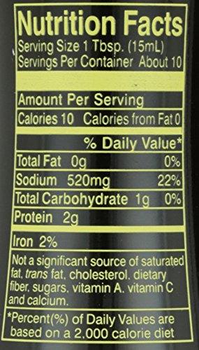 Yamasa Soy Sauce, Naturally Brewed Less Salt Low Sodium Preservative Free in Glass Dispenser, 5 fl oz (Pack of 1) - Mighty Depot