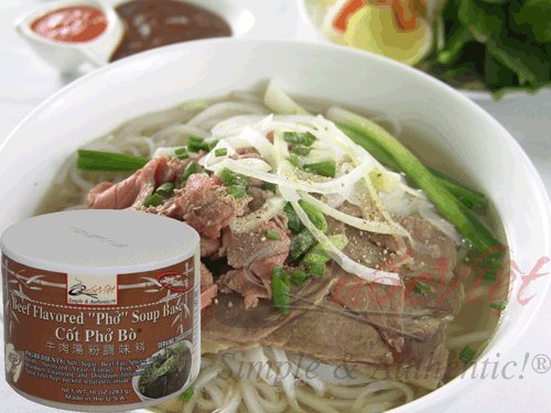 Quoc Viet Foods Beef Flavored "Pho" Soup Base 10oz Cot Pho Bo Brand - Mighty Depot