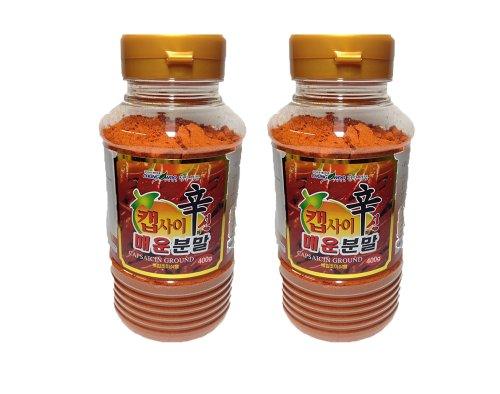 Korean Capsaicin Ground Powder 400g X 2 EA - Mighty Depot