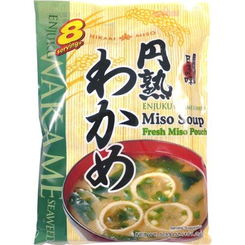 Hikari Miso Instant Miso Soup, Wakame Seaweed, 5.14 Ounce - Mighty Depot