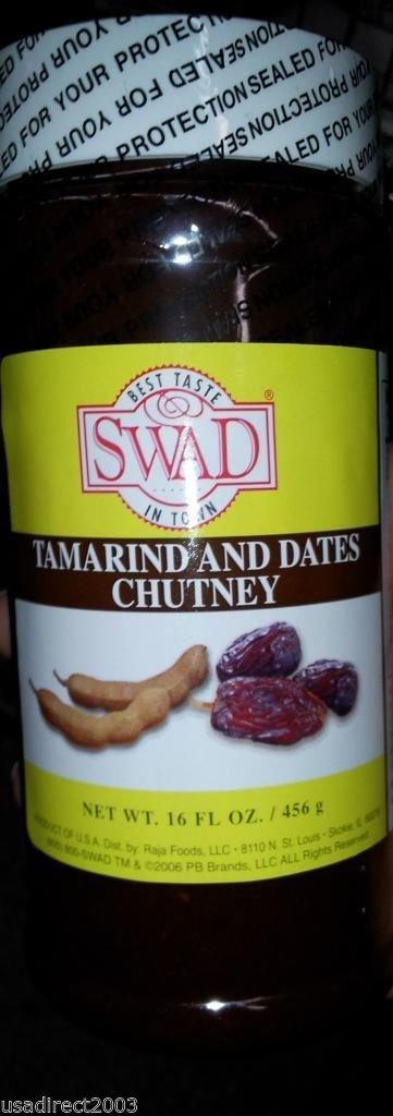 Indian Groceries, Swad Tamarind & Dates Chutney - 16oz., 456g. - Mighty Depot