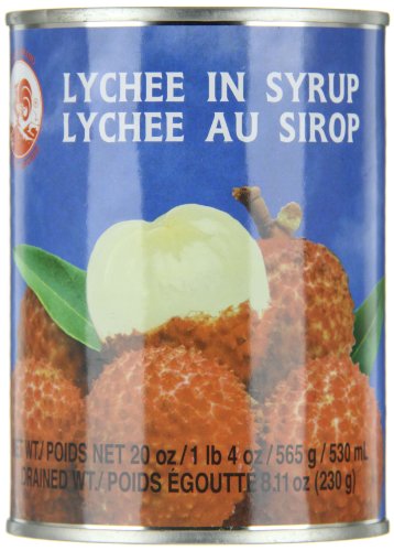 Cock Lychee in Syrup, 20 Ounce - Mighty Depot