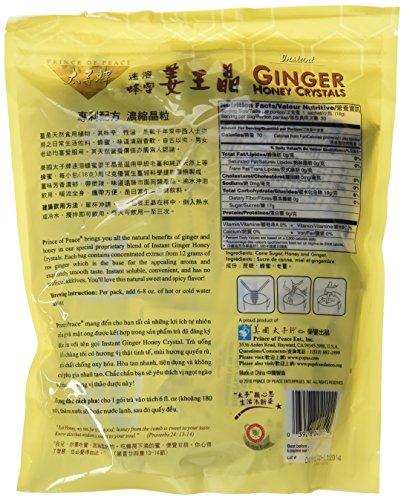 Prince of Peace Ginger Honey Crystals, 18gX30 Packets(540g) - Mighty Depot