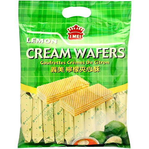 I MEI CREAM WAFER PACK LEMON - Mighty Depot