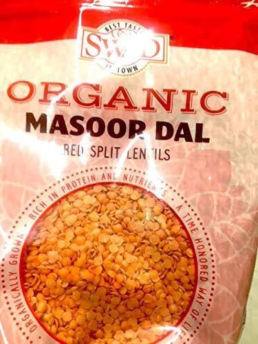 SWAD ORGANIC MASOOR DALS - 4LB RED SPLIT LENTILS - Mighty Depot