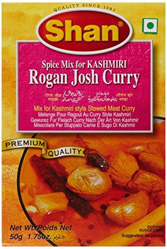 Shan Rogan Josh Curry Mix 50g - Mighty Depot