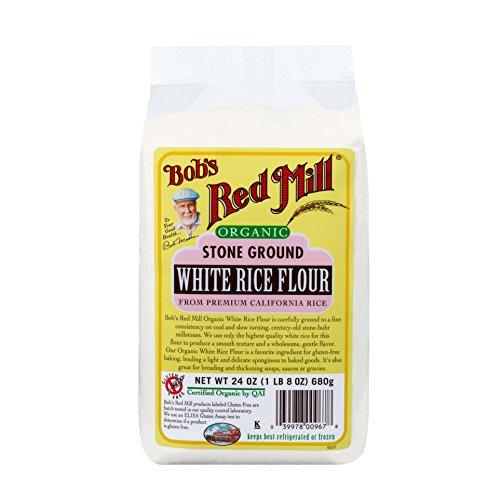 Bob's Red Mill White Rice Flour, Organic, 24-Ounce Packages (Pack of 4) - Mighty Depot