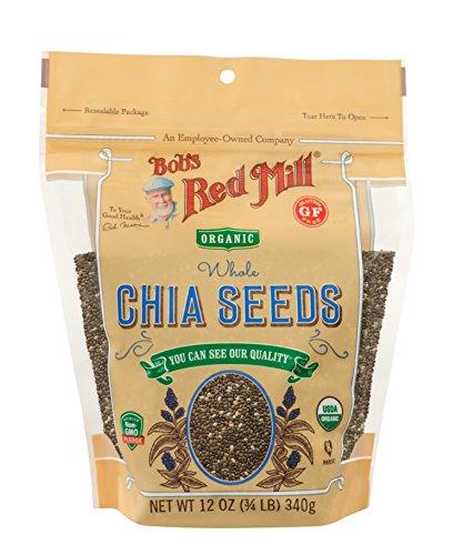 Bob's Red Mill Resealable Organic Chia Seeds, 12 Oz (6 Pack) - Mighty Depot