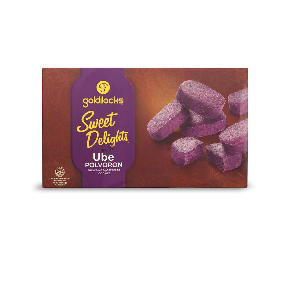 Goldilocks Sweet Delights Ube Polvoron 10.60oz (300g) - Mighty Depot