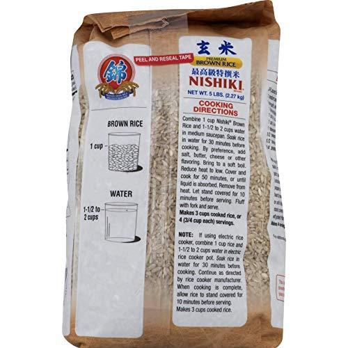 Nishiki Premium Brown Rice, 5 lb - Mighty Depot