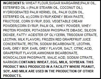 Cheongwoo, Grand-Shell Cookie Earl Grey Grapefruit, 9.38 Ounce - Mighty Depot